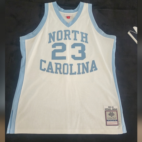 Authentic Mitchell & Ness Jordan North Carolina Jersey Sz48 (XL) - Picture 1 of 2